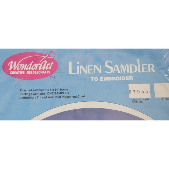 WonderArt Creative Needlecrafts Linen Sampler to Embroider 07955 Home Sweet Home - Picture 5 of 6